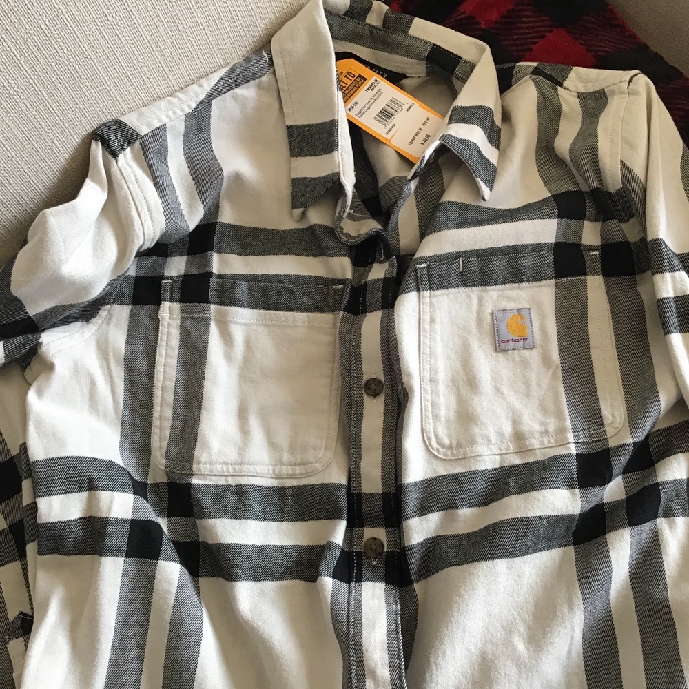 COPY - Brand new Carhartt Flannel long sleeve plaid shirt